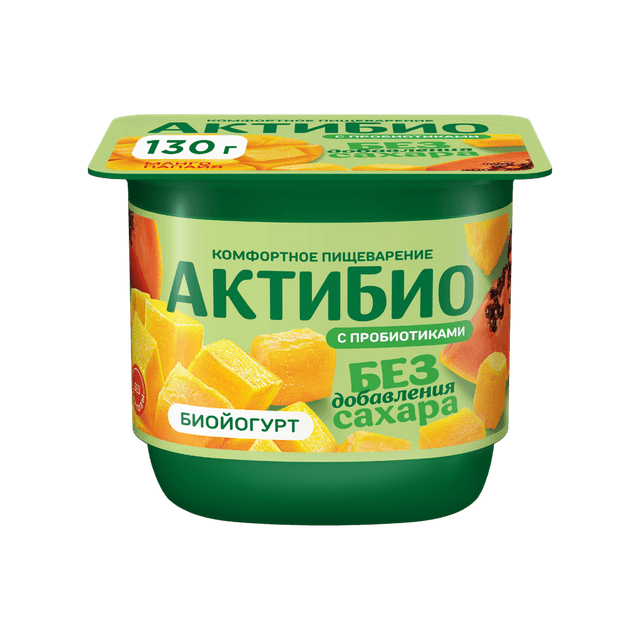 АКТИБИО ЙОГ 130 МАНГО 1/12шт