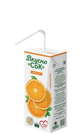 ВкусноСок 0,2л Апельсин 1/27шт