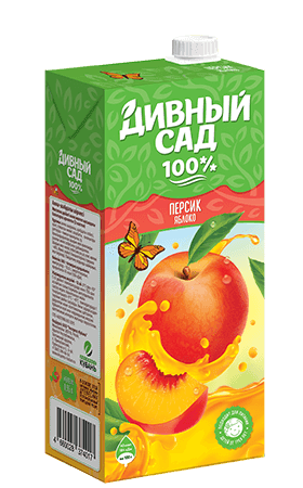 Дивный сад Нектар 0,95л яблочно-персиковый д/пит 1/12шт