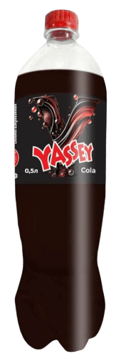 Напиток сильногаз "YASSEY Cola" 1 л 1/6шт