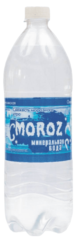 Вода мин природная "Мороз" стол негаз 1л*9шт