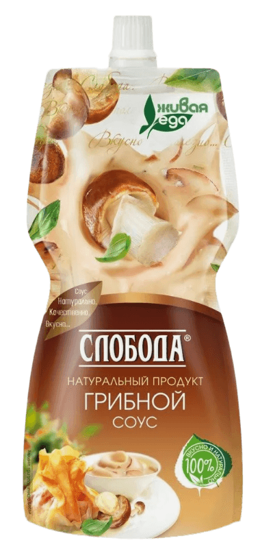 Соус Слобода Грибной м.д.ж. 60% 200мл. д/п 1*12