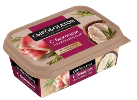 Сыр пл. п/о 200гр "Сыробогатов"С ветчиной 1/12шт